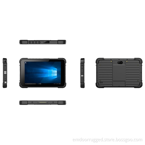 8'' Intel: EM-I86H Barcode Scanner Rugged Tablet